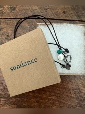 Leather Charm Necklace